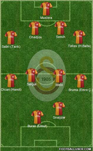 Galatasaray SK Formation 2014
