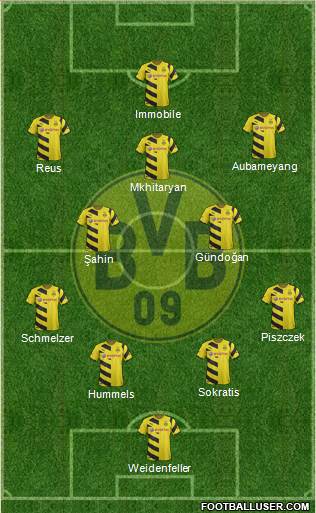 Borussia Dortmund Formation 2014
