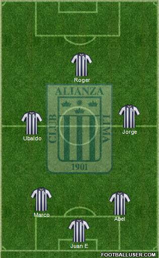 C Alianza Lima Formation 2014