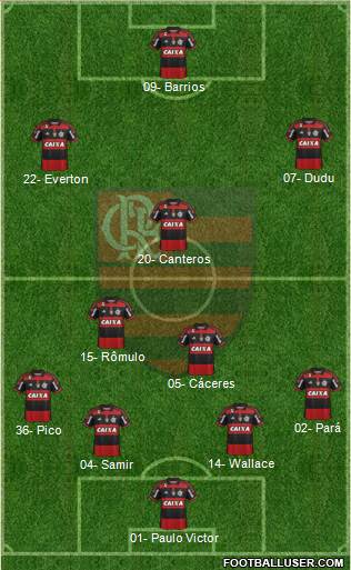 CR Flamengo Formation 2014