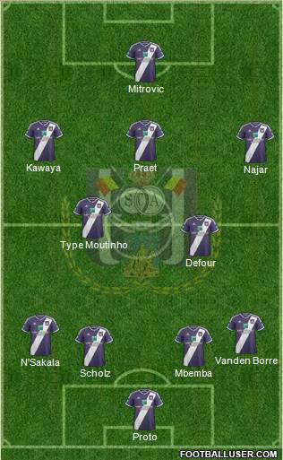 RSC Anderlecht Formation 2014