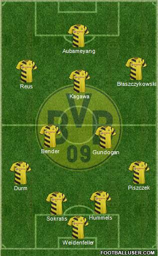 Borussia Dortmund Formation 2014