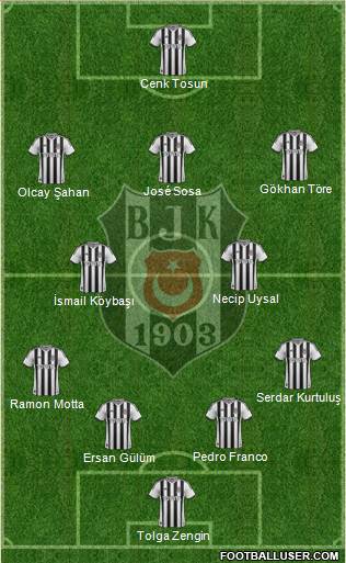 Besiktas JK Formation 2014