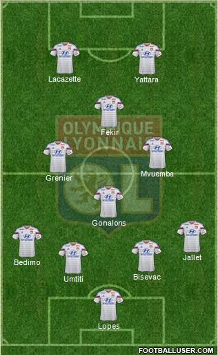 Olympique Lyonnais Formation 2014