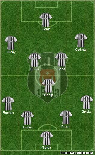 Besiktas JK Formation 2014
