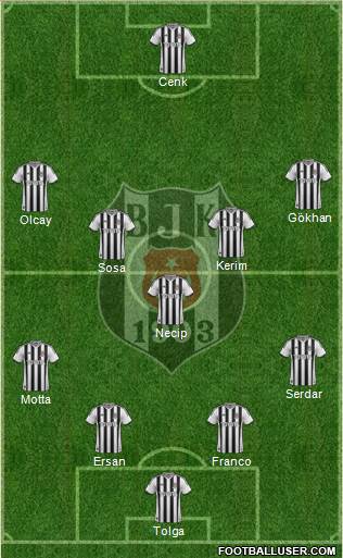 Besiktas JK Formation 2014