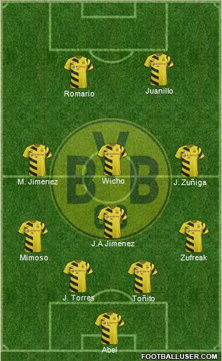 Borussia Dortmund Formation 2014
