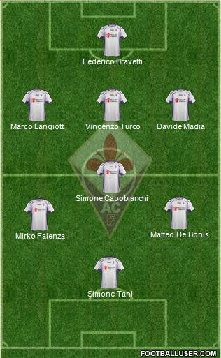 Fiorentina Formation 2014