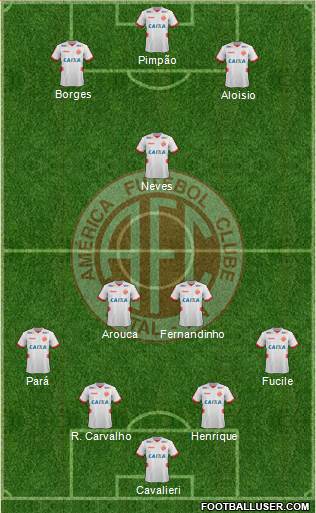 América FC (RN) Formation 2014