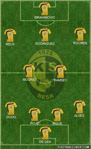 KS Besa Kavajë Formation 2014
