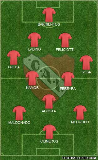 Independiente Formation 2014