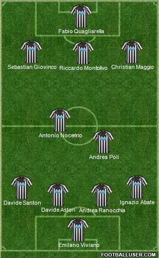Newcastle United Formation 2014