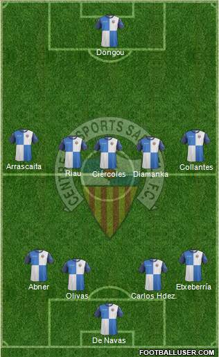 C.E. Sabadell Formation 2014