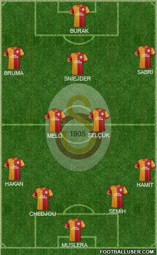Galatasaray SK Formation 2014