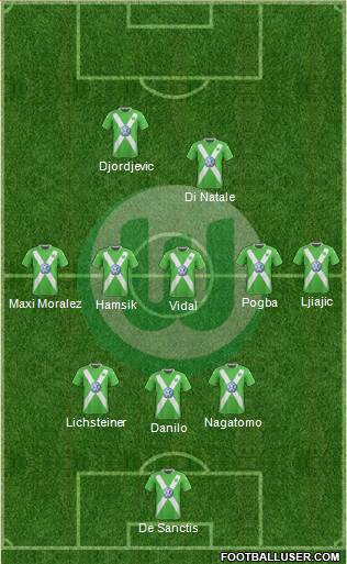 VfL Wolfsburg Formation 2014