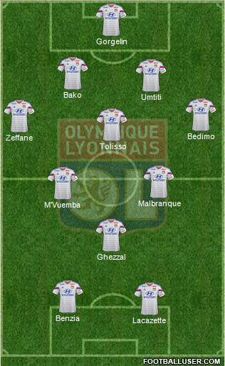 Olympique Lyonnais Formation 2014