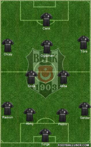 Besiktas JK Formation 2014
