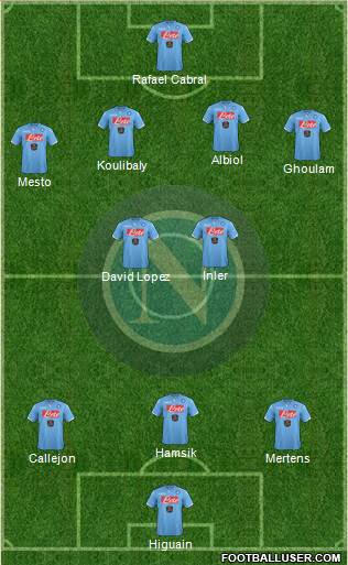 Napoli Formation 2014