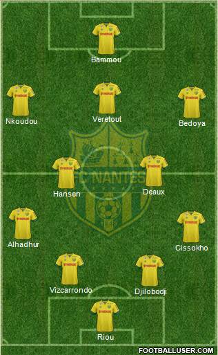 FC Nantes Formation 2014
