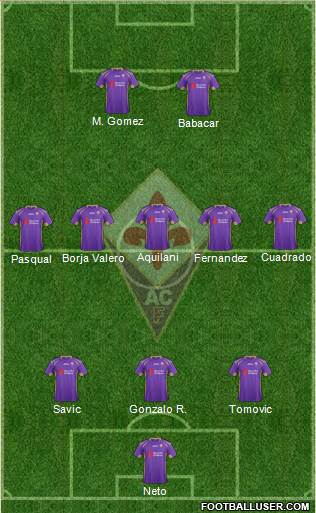 Fiorentina Formation 2014