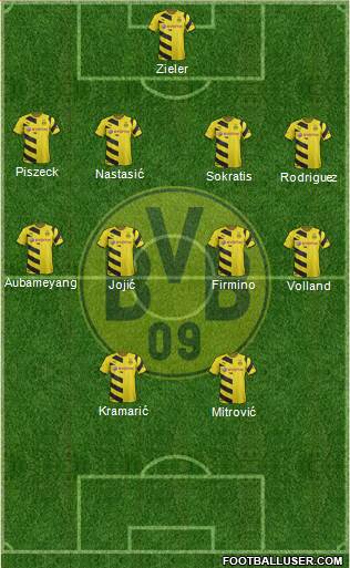Borussia Dortmund Formation 2014