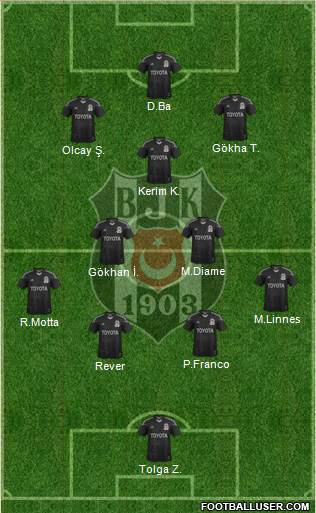 Besiktas JK Formation 2014