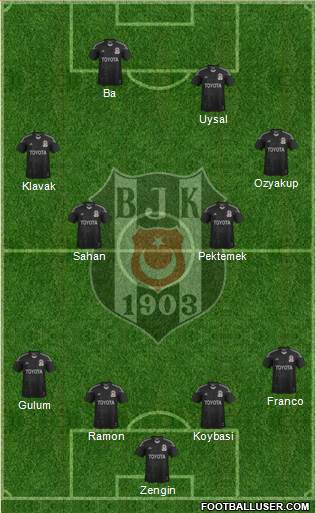 Besiktas JK Formation 2014