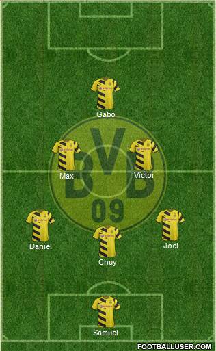 Borussia Dortmund Formation 2014