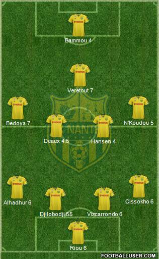 FC Nantes Formation 2014