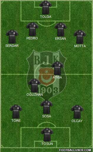 Besiktas JK Formation 2014