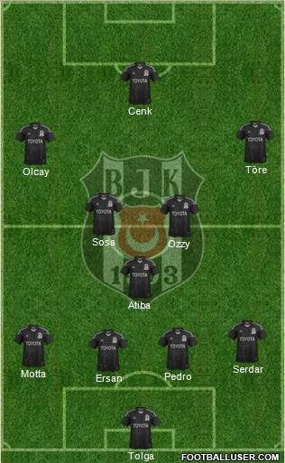 Besiktas JK Formation 2014