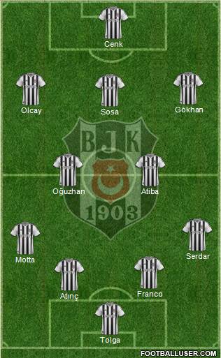 Besiktas JK Formation 2014