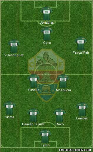 Elche C.F., S.A.D. Formation 2014