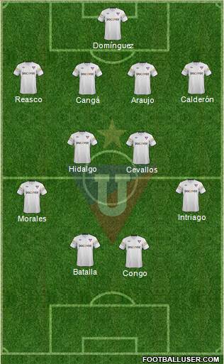 LDU de Quito Formation 2014
