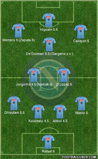 Napoli Formation 2014