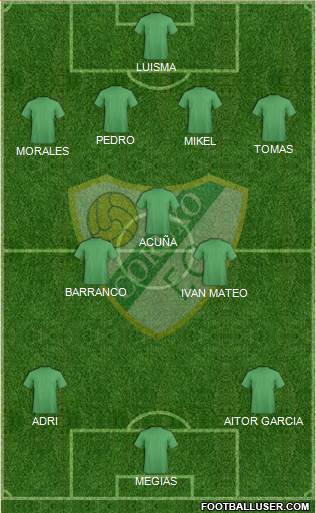 Coruxo F.C. Formation 2014