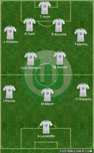 VfL Wolfsburg Formation 2014