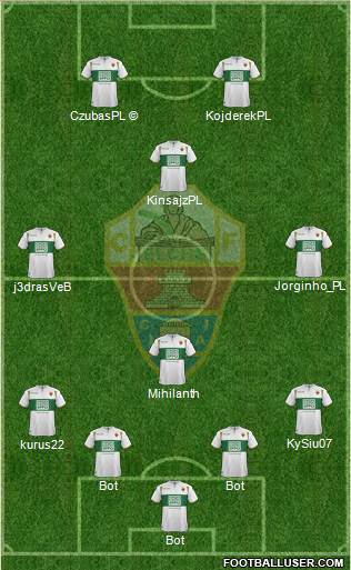 Elche C.F., S.A.D. Formation 2014