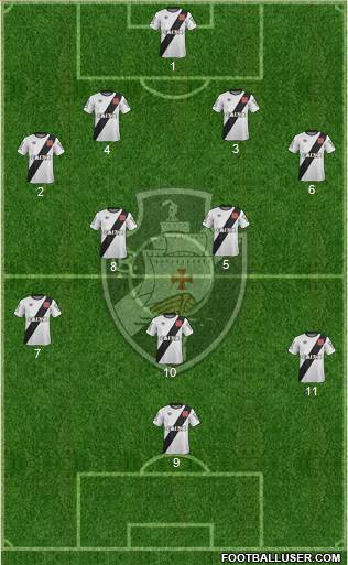 CR Vasco da Gama Formation 2014