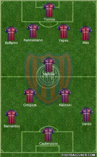 San Lorenzo de Almagro Formation 2014