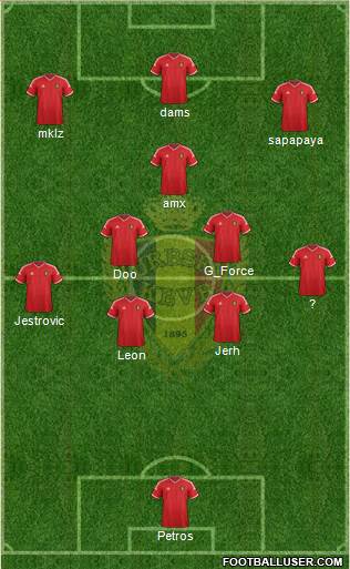 Belgium Formation 2014