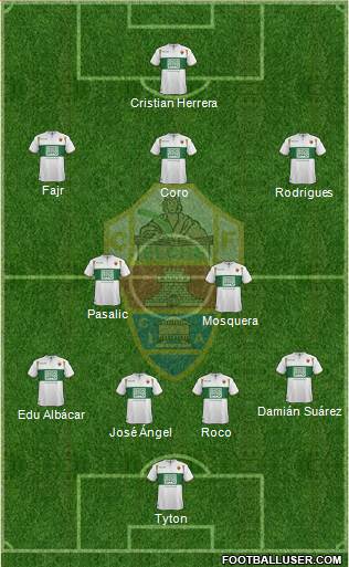 Elche C.F., S.A.D. Formation 2014
