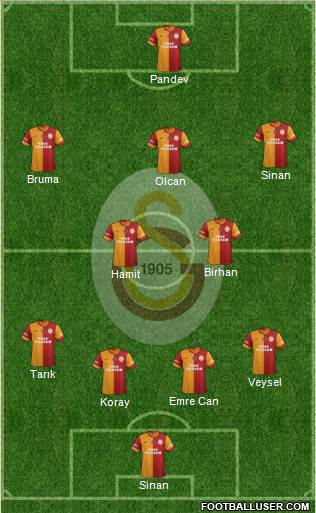 Galatasaray SK Formation 2014