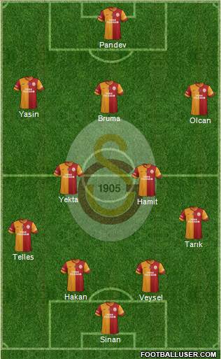Galatasaray SK Formation 2014