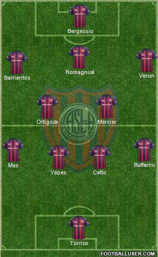 San Lorenzo de Almagro Formation 2014