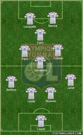 Olympique Lyonnais Formation 2014