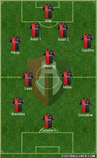 Club Deportivo Atlas Formation 2014