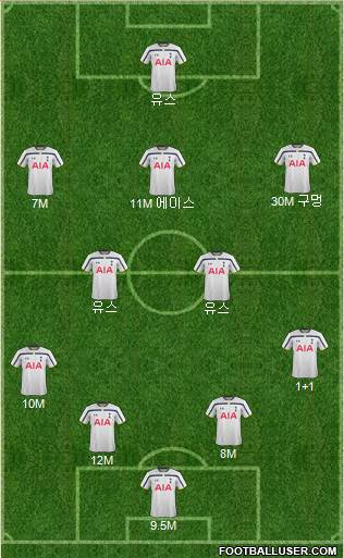 Tottenham Hotspur Formation 2014