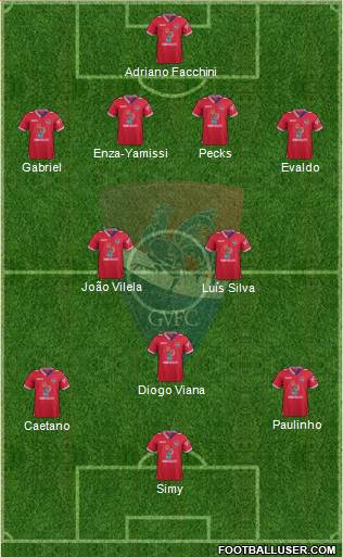 Gil Vicente Futebol Clube Formation 2014
