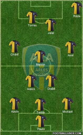 Athlétic Club Arles-Avignon football formation